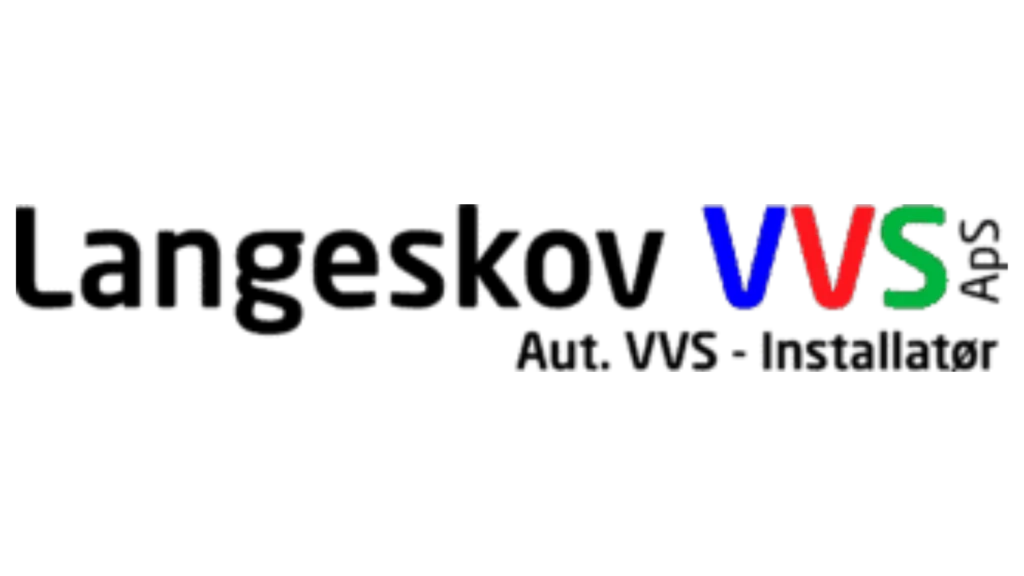 Logo for S.E.B Tømrer & Ejendomsservice med farverig VVS tekst.